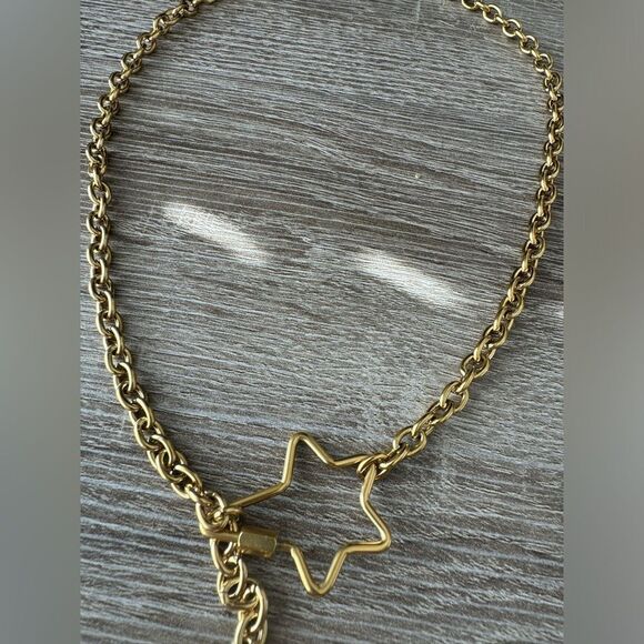 Star chain necklace N702 - Picture 3 of 4